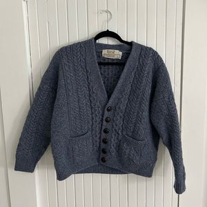 Aran Sweater Market Irish Wool Cardigan
